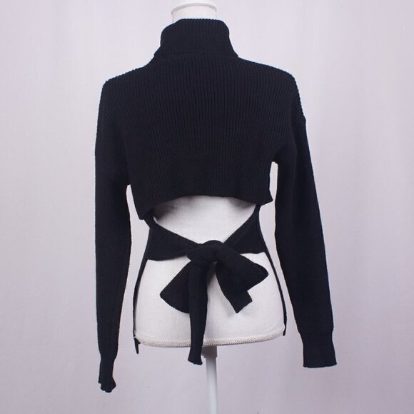 FREE PEOPLE BEACH Open Tie Back Sweater Size XS - Picture 5 of 6